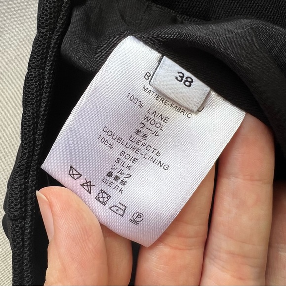 Givenchy Gold Clasp Wrap Slit Skirt - Picture 9 of 12